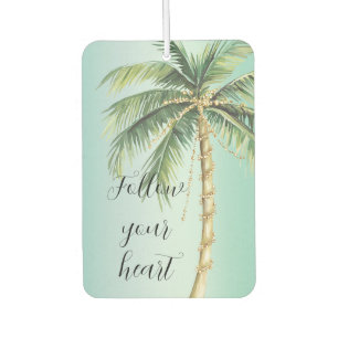 Désodorisant Pour Voiture Palmier Tropical Glam Or