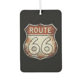 Désodorisant Pour Voiture Panneau rouillé de la route 66