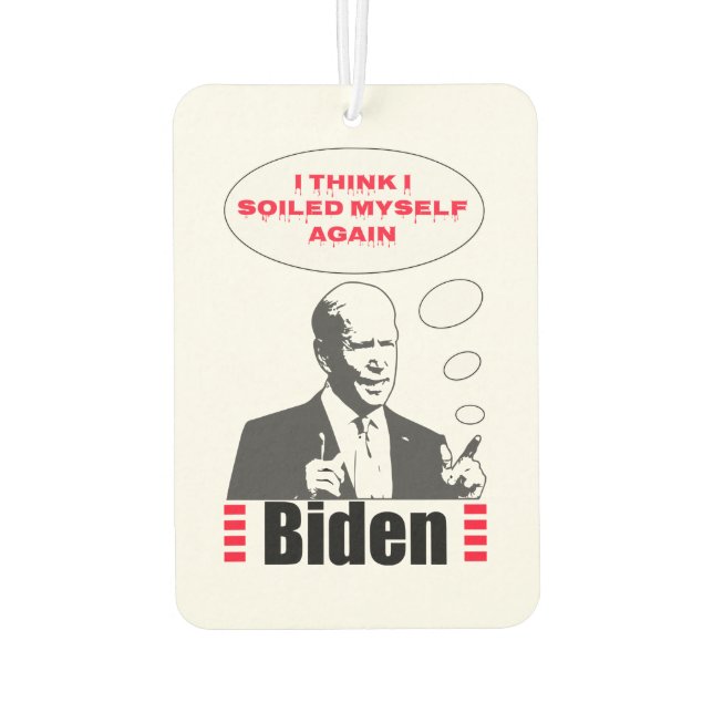 Désodorisant Pour Voiture Pantalon de la pauvreté Biden (Dos)