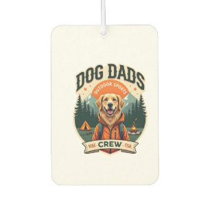 Désodorisant Pour Voiture Papas Chien Vintage Équipe de Sports de Plein Air 