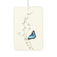 Papillon bleu élégant