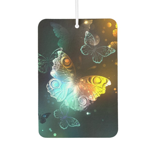 Désodorisant Pour Voiture Papillon lumineux et papillons de nuit (Devant)