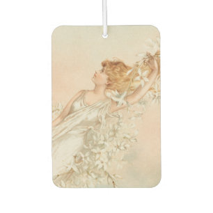 Désodorisant Pour Voiture "Pâques" - Impression vintage, L. Prang & Co.