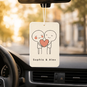 Désodorisant Pour Voiture Parfum de voiture personnalisé pour couple de la S