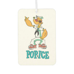 Désodorisant Pour Voiture Parodie de Popeye Vintage des années 1990