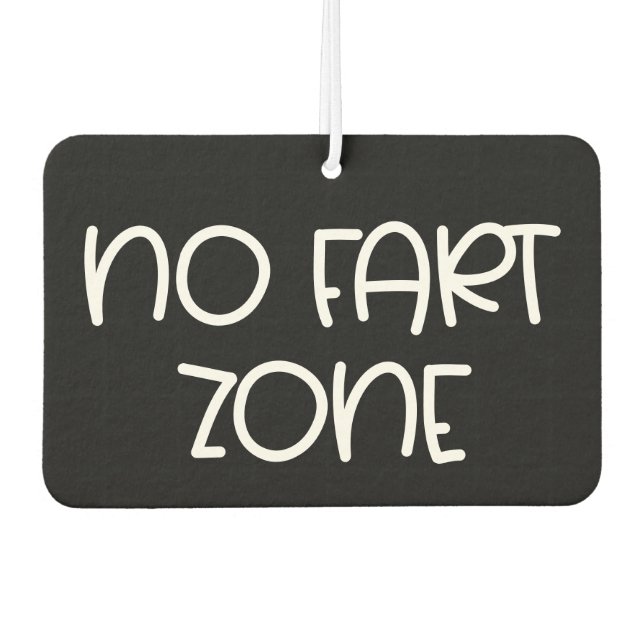Désodorisant Pour Voiture Pas de fart zone drôle (Devant)