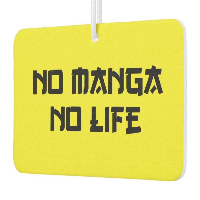 DÉSODORISANT POUR VOITURE PAS DE MANGA PAS DE VIE (Gauche)