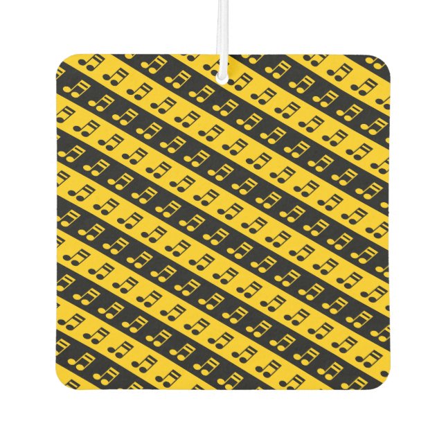 Désodorisant Pour Voiture Patters de Black & Yellow (Devant)