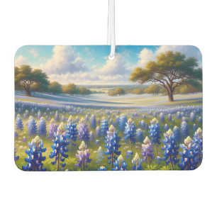 Désodorisant Pour Voiture Paysage de prairie de bleuets du Texas