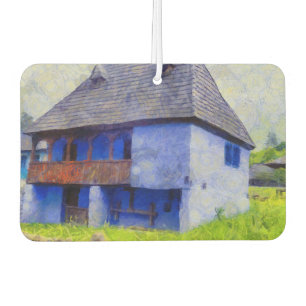 Désodorisant Pour Voiture Peinture de maison bleue