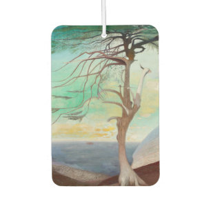 Désodorisant Pour Voiture Peinture paysagère du Cèdre solitaire