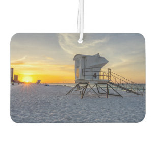 Désodorisant Pour Voiture Pensacola Lifeguard Station Sunrise Air Freshener