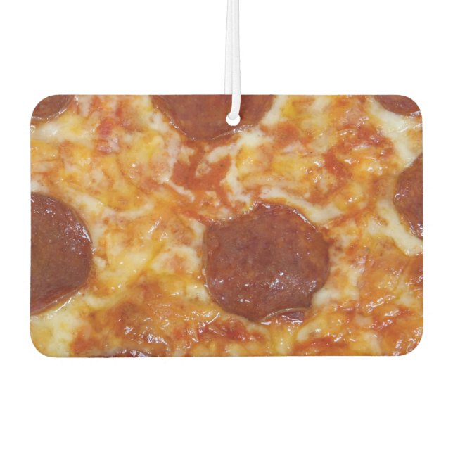 Désodorisant Pour Voiture Pepperoni Pizza (Devant)