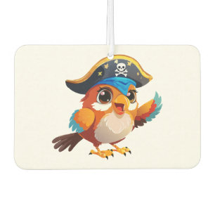 Désodorisant Pour Voiture Perroquet pirate de dessin animé mignon