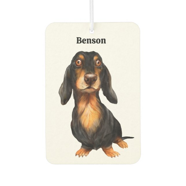 Désodorisant Pour Voiture Personalized Dachshund (Devant)