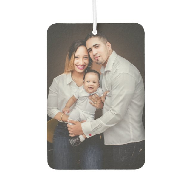 Désodorisant Pour Voiture Personalized Family Photo Custom (Devant)