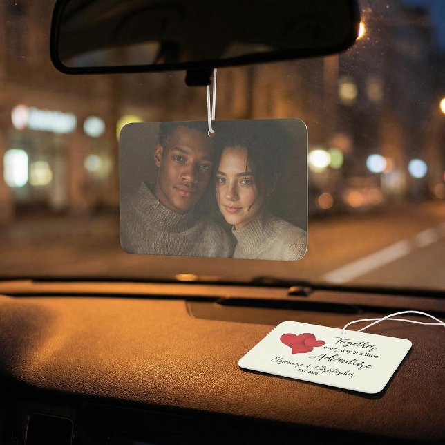 Désodorisant Pour Voiture Personalized Name Est Together Every Day Adventure (Créateur téléchargé)