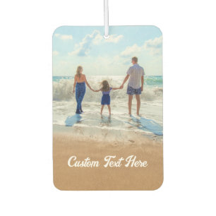 Désodorisant Pour Voiture Personnalisé Votre Photo Air Freshener Texte Perso