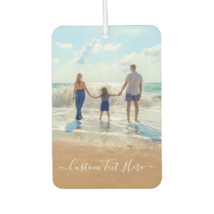 Désodorisant Pour Voiture Personnalisez votre photo Air Freshener avec du te