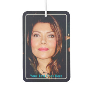 Désodorisant Pour Voiture Photo Air Freshener avec texte - HAMbyWG