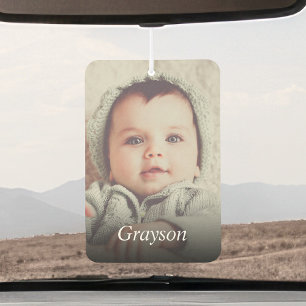 Désodorisant Pour Voiture Photo Et Nom Personnalisés