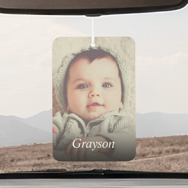 Désodorisant Pour Voiture Photo Et Nom Personnalisés (Créateur téléchargé)