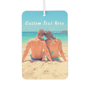 Désodorisant Pour Voiture Photo et texte personnalisés - Couple