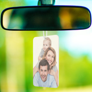 Désodorisant Pour Voiture Photo personnalisée à double face