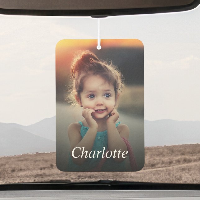 Désodorisant Pour Voiture Photo Personnalisée Et Nom Personnalisé (Créateur téléchargé)