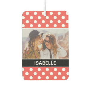 Désodorisant Pour Voiture Photo personnalisée personnalisée Pointe Rouge Pol