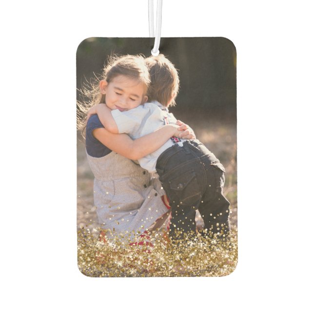 Désodorisant Pour Voiture Photo personnalisée Voiture Air Freshener (Dos)
