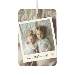 Désodorisant Pour Voiture Photo sur mesure de la Fête des Mères Joyeuse Mode