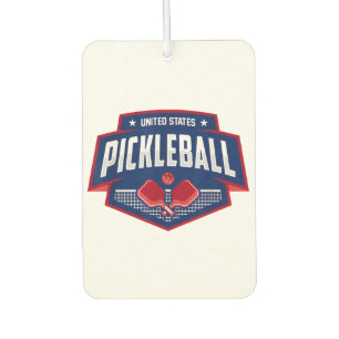 Désodorisant Pour Voiture Pickleball Support Team Pickleball Player USA