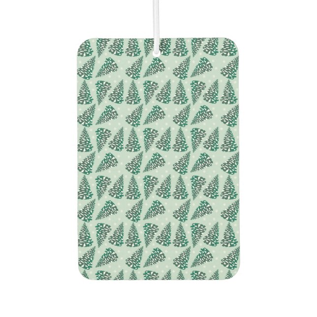 Désodorisant Pour Voiture Pine Arbre Avec Flèches Motif Vert Blanc (Devant)