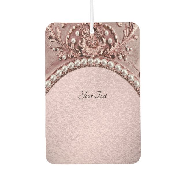 Désodorisant Pour Voiture Pink Flower Air Freshener (Devant)