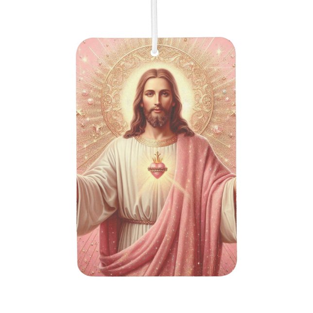 Désodorisant Pour Voiture Pink Jesus Air Freshener ! (Devant)