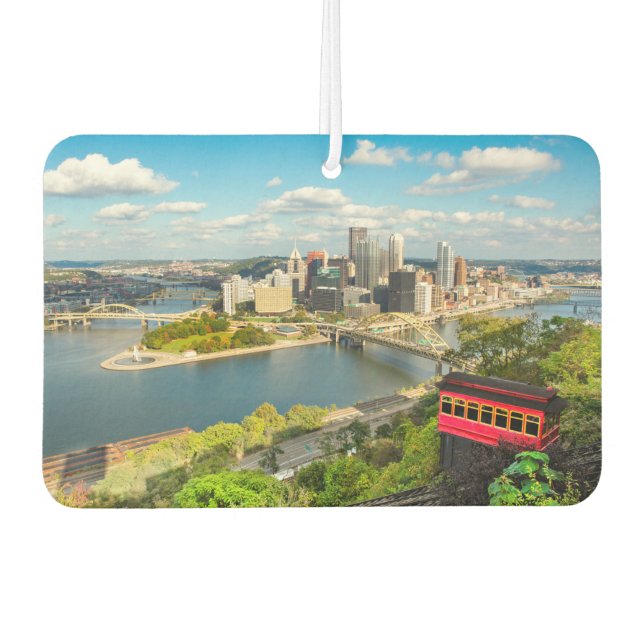 Désodorisant Pour Voiture Pittsburgh Pennsylvania Duquesne Incline (Devant)