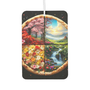 Désodorisant Pour Voiture Pizza délicieuse au printemps Imaginaire