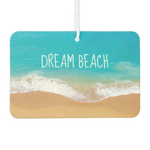 Désodorisant Pour Voiture Plage avec Eau Bleue Turquoise