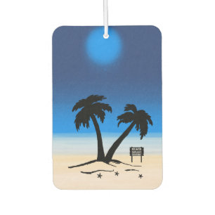 Désodorisant Pour Voiture Plage Palmiers Midnight Blue