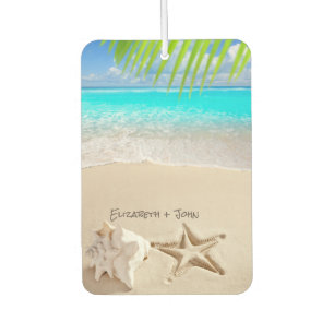 Désodorisant Pour Voiture Plage tropicale,étoile de mer,coquillage