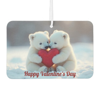 Désodorisant Pour Voiture Polar Bear Cubs Valentine Air Freshener