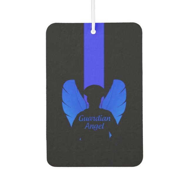 Désodorisant Pour Voiture Police Gardien Angel mince Ligne bleue (Devant)