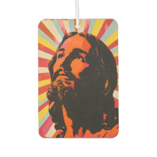 Désodorisant Pour Voiture Pop Art Jésus Christ