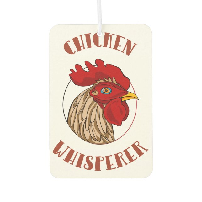 DÉSODORISANT POUR VOITURE POULET ROULANT (Devant)