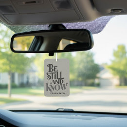 Désodorisant Pour Voiture Psaume 46:10 Soyez Calme Et Connaissez Religieux