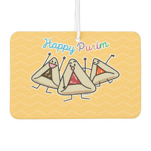 Désodorisant Pour Voiture Purim hamantaschen la pâtisserie Sameach Oznei