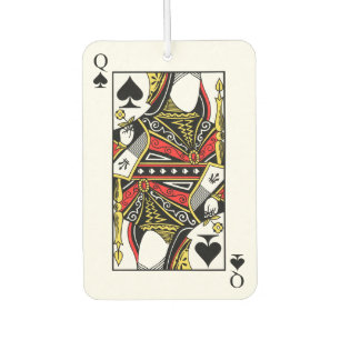 Désodorisant Pour Voiture Queen of Spades - Ajouter votre image
