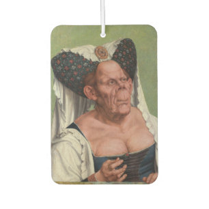 Désodorisant Pour Voiture Quentin Matsys - Une Vieille Femme Grotesque
