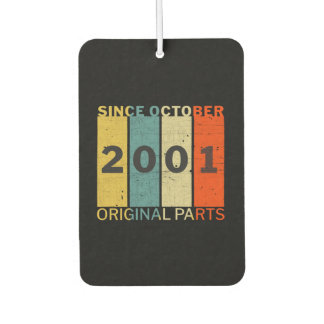 Désodorisant Pour Voiture Quota rétro de Funny Birthday 2001